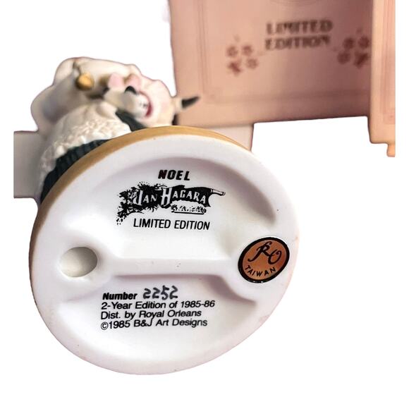 Jan Hagara NOEL CHRISTMAS FIGURINE Limited Edition Santa Teddy Bear COA BOX - Picture 6 of 9